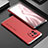 Custodia Lusso Alluminio Cover T01 per Xiaomi Mi 11 Lite 5G Argento e Rosso