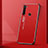 Custodia Lusso Alluminio Cover T01 per Xiaomi Redmi Note 8 Rosso