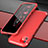 Custodia Lusso Alluminio Cover T02 per Apple iPhone 12 Rosso