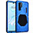 Custodia Lusso Alluminio Cover T02 per Huawei P30 Pro New Edition Blu