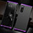 Custodia Lusso Alluminio Cover T02 per Oppo Find X2 Neo Viola