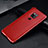 Custodia Lusso Alluminio Cover T08 per Huawei Mate 20 X 5G Rosso