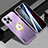 Custodia Lusso Alluminio e Silicone Laterale Cover con Mag-Safe Magnetic JL1 per Apple iPhone 14 Pro Viola