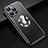 Custodia Lusso Alluminio e Silicone Laterale Cover con Mag-Safe Magnetic JL2 per Apple iPhone 13 Pro Nero