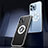 Custodia Lusso Alluminio e Silicone Laterale Cover con Mag-Safe Magnetic JL4 per Apple iPhone 13 Pro