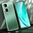 Custodia Lusso Alluminio e Silicone Laterale Cover JL1 per Huawei Honor 60 5G Verde