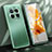 Custodia Lusso Alluminio e Silicone Laterale Cover JL1 per Huawei Mate 50 Pro Verde