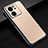 Custodia Lusso Alluminio e Silicone Laterale Cover JL2 per Xiaomi Redmi K60 Ultra 5G Oro