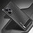 Custodia Lusso Alluminio e Silicone Laterale Cover JS2 per Xiaomi Redmi Note 12 Explorer Nero