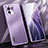 Custodia Lusso Alluminio e Silicone Laterale Cover M01 per Xiaomi Mi 11 Lite 5G NE Viola