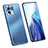 Custodia Lusso Alluminio e Silicone Laterale Cover M02 per Xiaomi Mi 11 Lite 5G Blu