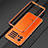 Custodia Lusso Alluminio Laterale Cover A01 per Vivo iQOO 9 5G Arancione