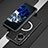 Custodia Lusso Alluminio Laterale Cover con Mag-Safe Magnetic per Huawei P60 Nero