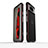 Custodia Lusso Alluminio Laterale Cover per Google Pixel 8 5G Rosso e Nero