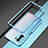Custodia Lusso Alluminio Laterale Cover per Xiaomi Mi 11i 5G Argento e Blu