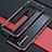 Custodia Lusso Alluminio Laterale Cover T01 per Huawei Nova 7 SE 5G Rosso e Nero