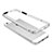 Custodia Lusso Alluminio Laterale per Apple iPhone 5 Argento