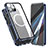 Custodia Lusso Alluminio Laterale Specchio 360 Gradi Cover con Mag-Safe Magnetic per Apple iPhone 15 Pro