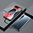 Custodia Lusso Alluminio Laterale Specchio 360 Gradi Cover M01 per Xiaomi Mi 10 Nero