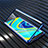 Custodia Lusso Alluminio Laterale Specchio 360 Gradi Cover M01 per Xiaomi Redmi 10X 4G Blu