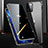 Custodia Lusso Alluminio Laterale Specchio 360 Gradi Cover M03 per Apple iPhone 13 Pro Nero