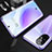 Custodia Lusso Alluminio Laterale Specchio 360 Gradi Cover M04 per Huawei Nova 8 5G Viola