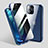 Custodia Lusso Alluminio Laterale Specchio 360 Gradi Cover M06 per Apple iPhone 13 Pro Max Blu