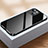Custodia Lusso Alluminio Laterale Specchio 360 Gradi Cover M07 per Apple iPhone 13