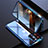 Custodia Lusso Alluminio Laterale Specchio 360 Gradi Cover M08 per Apple iPhone 15 Pro
