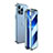Custodia Lusso Alluminio Laterale Specchio 360 Gradi Cover M10 per Apple iPhone 13 Pro Max