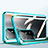Custodia Lusso Alluminio Laterale Specchio 360 Gradi Cover P01 per Oppo A95 5G