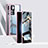 Custodia Lusso Alluminio Laterale Specchio 360 Gradi Cover P01 per Xiaomi Mi 12T 5G Oro Rosa