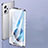 Custodia Lusso Alluminio Laterale Specchio 360 Gradi Cover P01 per Xiaomi Poco X4 GT 5G
