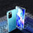 Custodia Lusso Alluminio Laterale Specchio 360 Gradi Cover P01 per Xiaomi Redmi Note 10 Pro 5G
