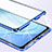 Custodia Lusso Alluminio Laterale Specchio 360 Gradi Cover P02 per OnePlus 11R 5G