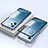 Custodia Lusso Alluminio Laterale Specchio 360 Gradi Cover P02 per Xiaomi Poco X5 5G