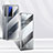 Custodia Lusso Alluminio Laterale Specchio 360 Gradi Cover P03 per Vivo X70 5G