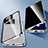 Custodia Lusso Alluminio Laterale Specchio 360 Gradi Cover P03 per Xiaomi Mi 13 Pro 5G Argento