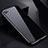 Custodia Lusso Alluminio Laterale Specchio 360 Gradi Cover per Apple iPhone 7 Nero