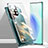 Custodia Lusso Alluminio Laterale Specchio 360 Gradi Cover per Huawei Nova 8 5G Verde