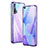 Custodia Lusso Alluminio Laterale Specchio 360 Gradi Cover Z01 per Huawei Nova 6 5G Viola