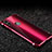 Custodia Lusso Alluminio Laterale Specchio Cover A01 per Apple iPhone Xs Rosso