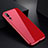 Custodia Lusso Alluminio Laterale Specchio Cover M01 per Huawei P20 Pro Rosso