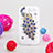 Custodia Lusso Diamante Strass Gioielli Pavone per Samsung Galaxy S3 i9300 Blu