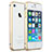 Custodia Lusso Laterale Alluminio per Apple iPhone 4 Oro