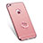 Custodia Lusso Metallo Laterale e Plastica con Anello Supporto A01 per Apple iPhone 6S Oro Rosa