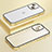 Custodia Lusso Metallo Laterale e Plastica Cover Bling-Bling LF1 per Apple iPhone 14