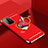 Custodia Lusso Metallo Laterale e Plastica Cover con Anello Supporto per Xiaomi Mi 11X Pro 5G