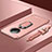 Custodia Lusso Metallo Laterale e Plastica Cover con Anello Supporto per Xiaomi Redmi Note 9T 5G