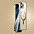 Custodia Lusso Metallo Laterale e Plastica Cover con Mag-Safe Magnetic JB1 per Apple iPhone 13 Pro Oro